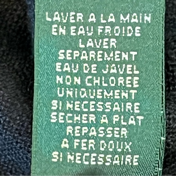 Lauren Ralph Lauren  100% Linen Open Cardigan Size Medium Sweater Light-weight - Picture 9 of 15